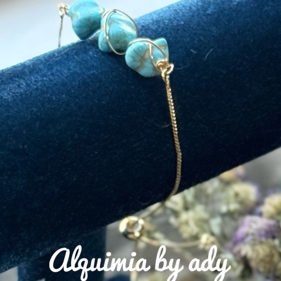 Alquimia Blue and Gold Mystical Bracelet - Picture 1 of 2